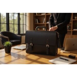 Dooney & Bourke Alto Hidden Handle Brief Tuscany Vacchetta Leather - NWT (New)